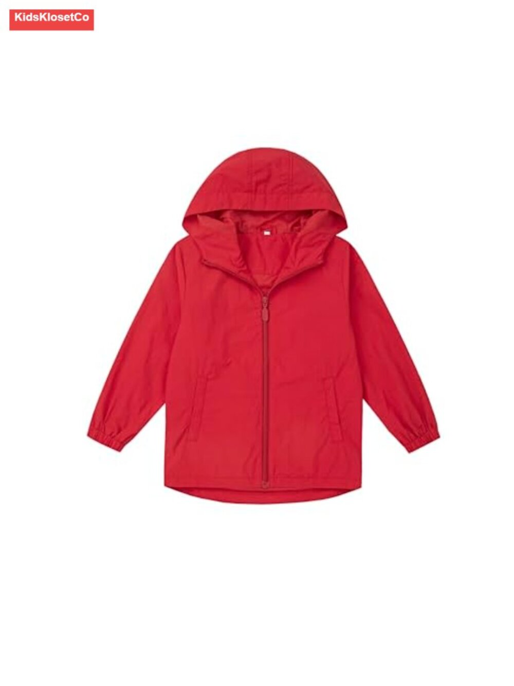 Kids Lightweight Packable Windbreaker Hooded Rain Jacket